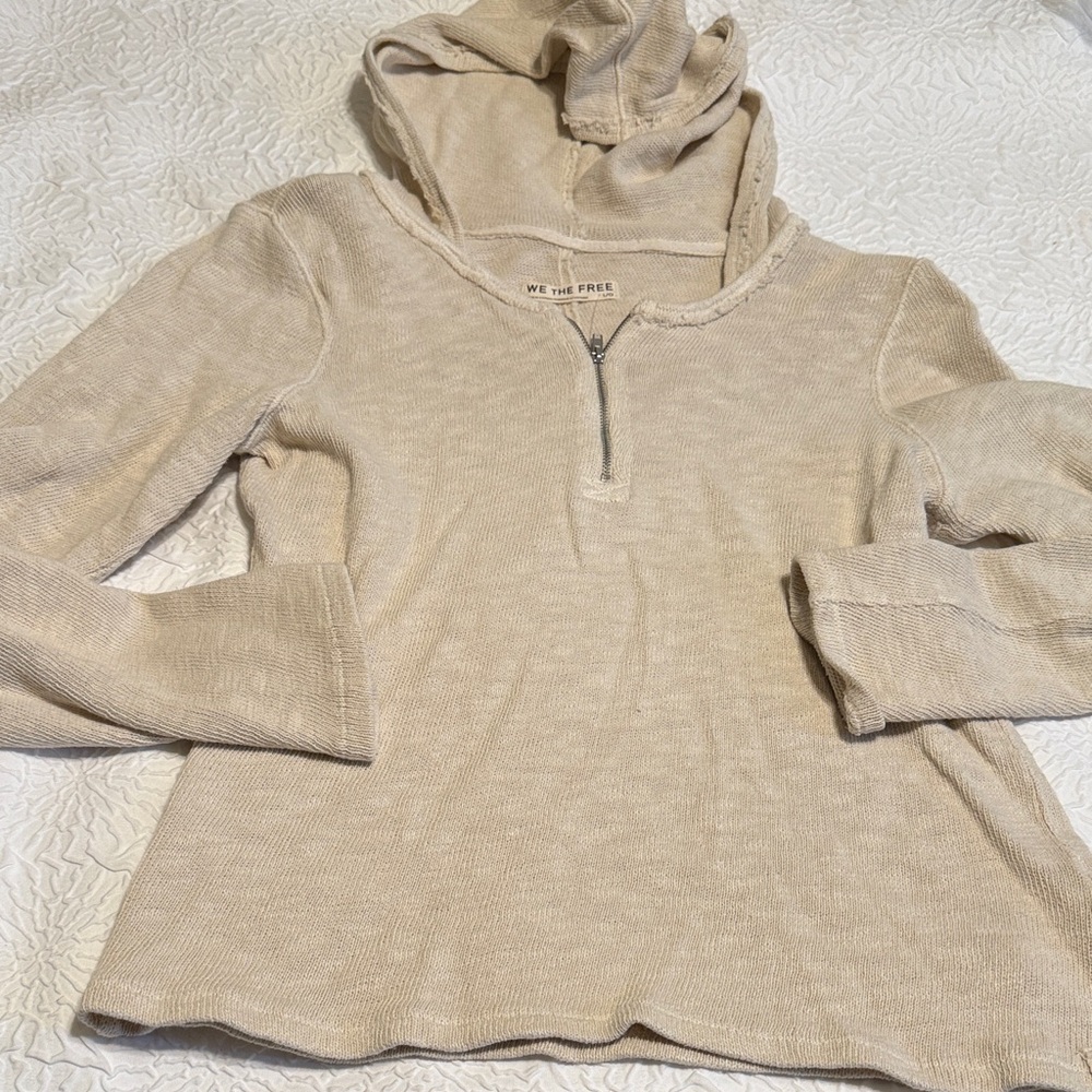 We The Free Sand Hooded Top